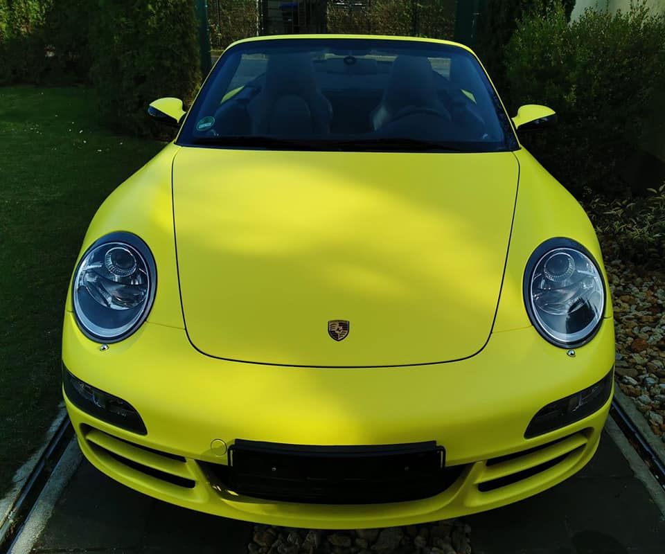 Виниловая плёнка Hexis Lemon Yellow (Жёлтая матовая) HX20108M, 1.52 