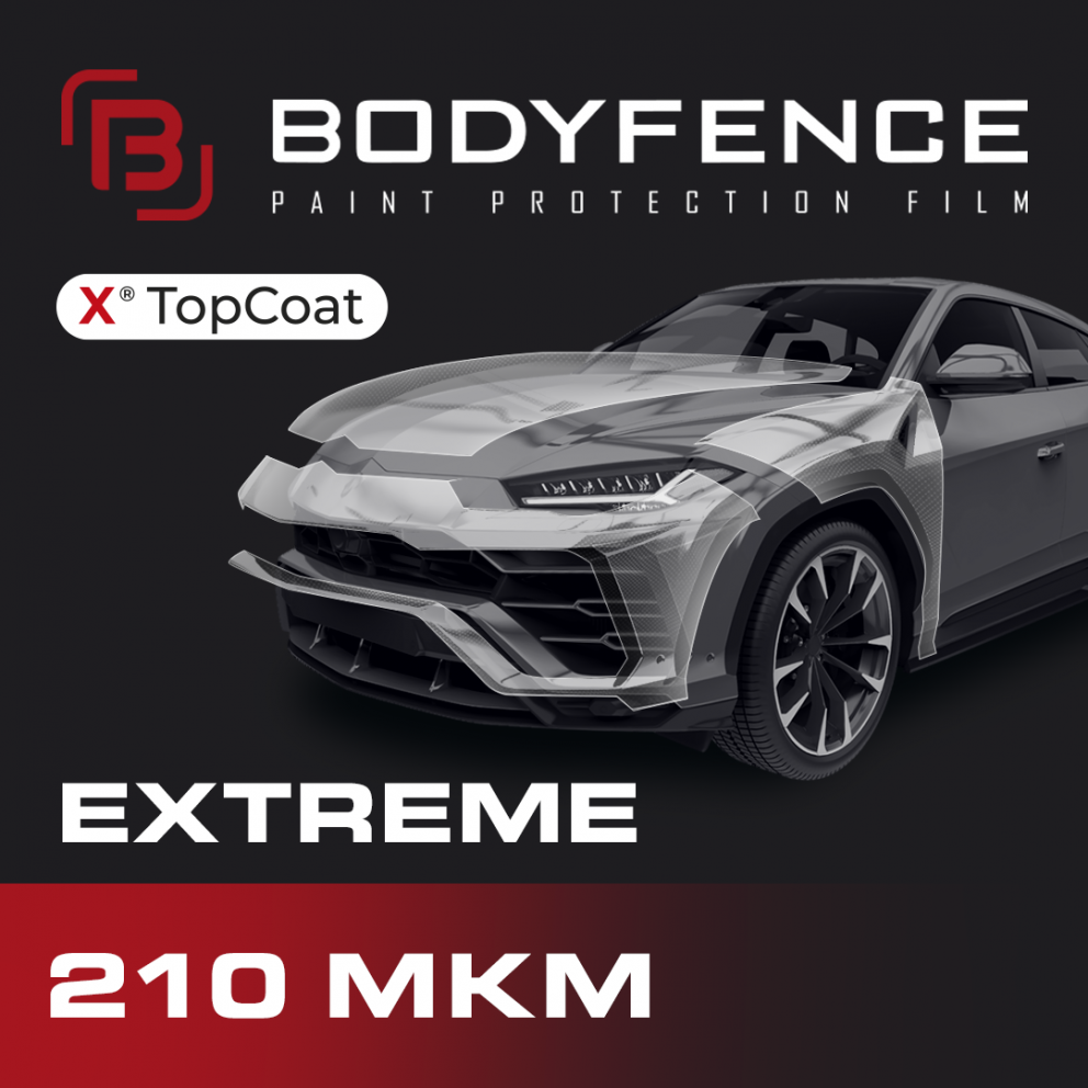 Полиуретановая плёнка Bodyfence EXTREME (Прозрачная глянцевая), 1.52 