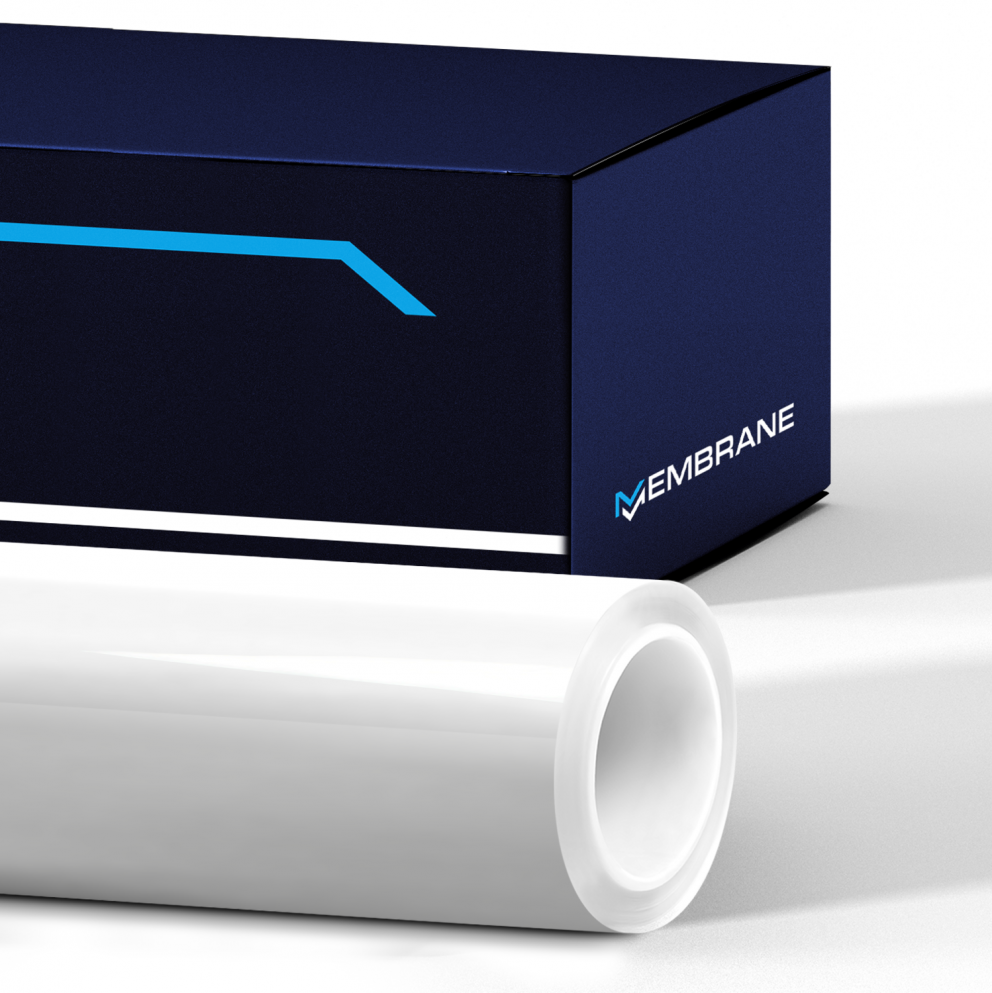 Полиуретановая плёнка MEMBRANE TPU Mirror White Gloss (Белая глянцевая), 1.52 