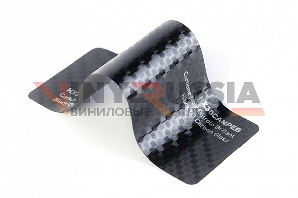 Виниловая плёнка Hexis Petroleum Black Carbon Fiber (Чёрный глянцевый карбон) HX30CANPEB, 1.52 