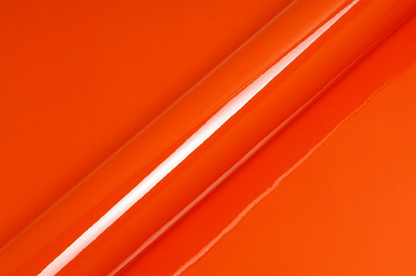 Виниловая плёнка Hexis Orange Red (Оранжевая глянцевая) HX20165B, 1.52 