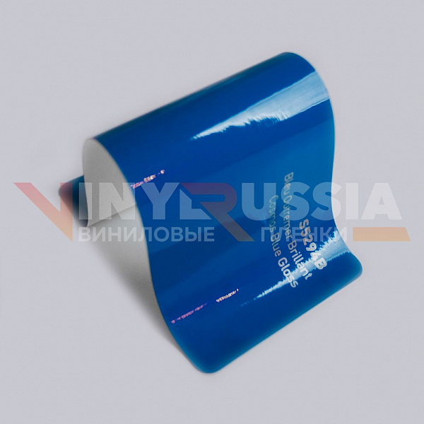 Виниловая плёнка Hexis Suptac Ultramarine Blue Gloss (Синяя глянцевая) S5294B, 1.52 
