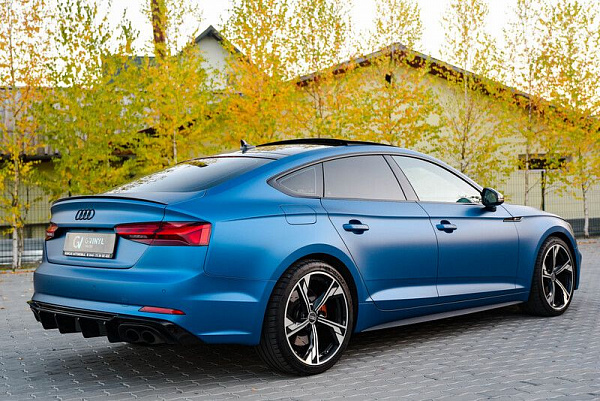 Виниловая плёнка Hexis Satin Celestial Blue Metallic (Синий сатиновый металлик) HX20236S, 1.52 