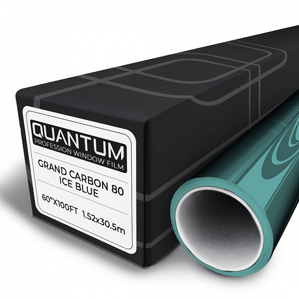 Пленка Quantum Grand Carbon ice blue 80