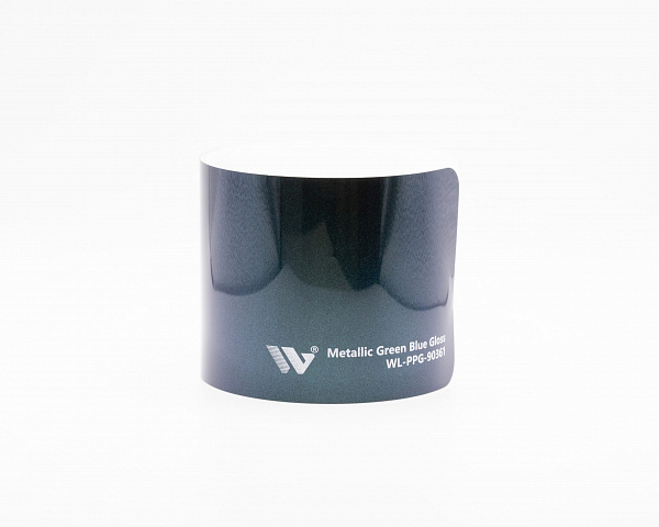 WL-PPF-G 90361 1.52 x 18 м, пленка полиуретан Metallic Green Blue Gloss