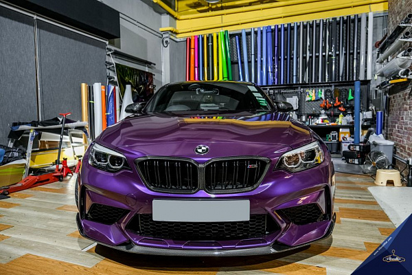 Виниловая плёнка Hexis Manga Purple (Фиолетовая глянцевая) HX20518B, 1.52 