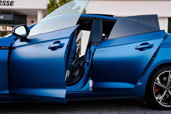 Виниловая плёнка Hexis Satin Celestial Blue Metallic (Синий сатиновый металлик) HX20236S, 1.52 