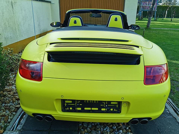 Виниловая плёнка Hexis Lemon Yellow (Жёлтая матовая) HX20108M, 1.52 