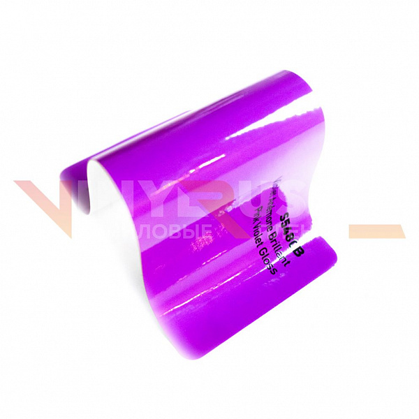 Виниловая плёнка Hexis Suptac Anemone Purple Gloss (Фиолетовая глянцевая) S5480B, 1.52 
