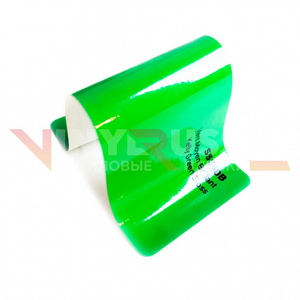 Виниловая плёнка Hexis Suptac Medium Green Gloss (Зелёная глянцевая) S5340B, 1.52 