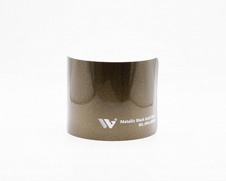 WL-PPF-G 90380 1.52 x 18 м, пленка полиуретан Metallic Black Gold Gloss