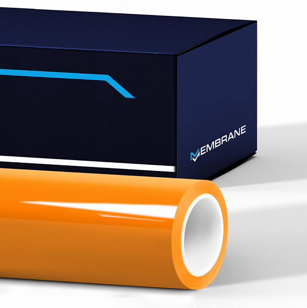 Гибридная плёнка MEMBRANE Hybrid Orange Gloss (Оранжевая глянцевая), 1.52 