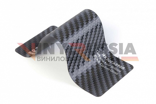 Виниловая плёнка Hexis Black Carbon Fiber (Чёрный глянцевый карбон) HX30CA890B, 1.52 